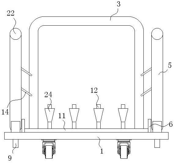 A light construction material delivery device