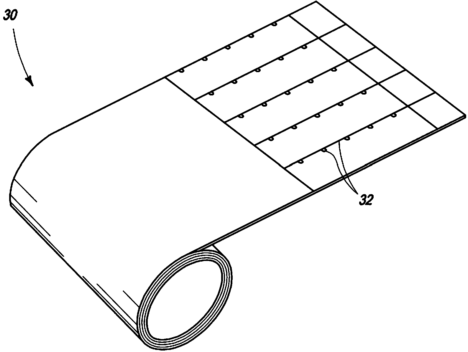 Integrated thin film solar cell interconnection