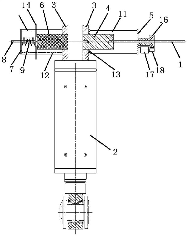 A high-altitude installation device connected by pin shafts of oil cylinders