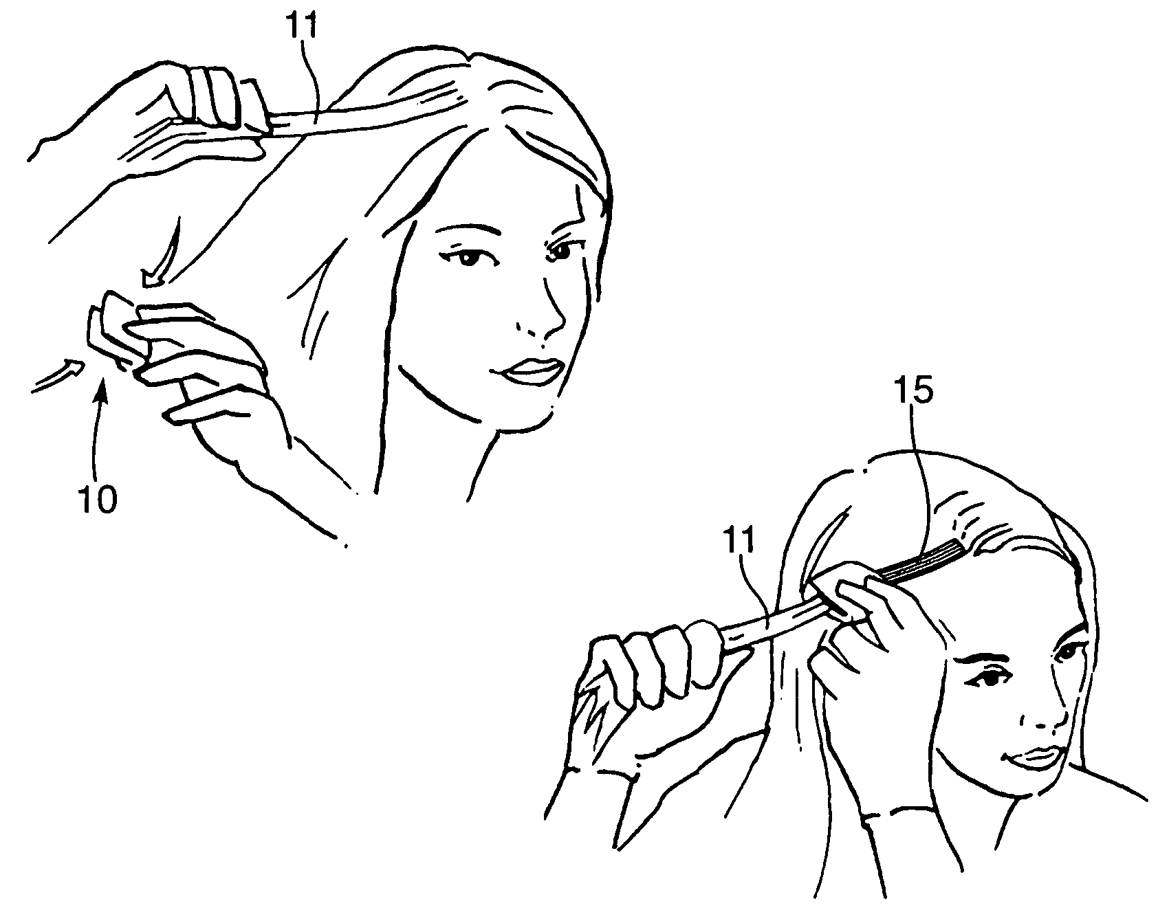 Hair treatment application system