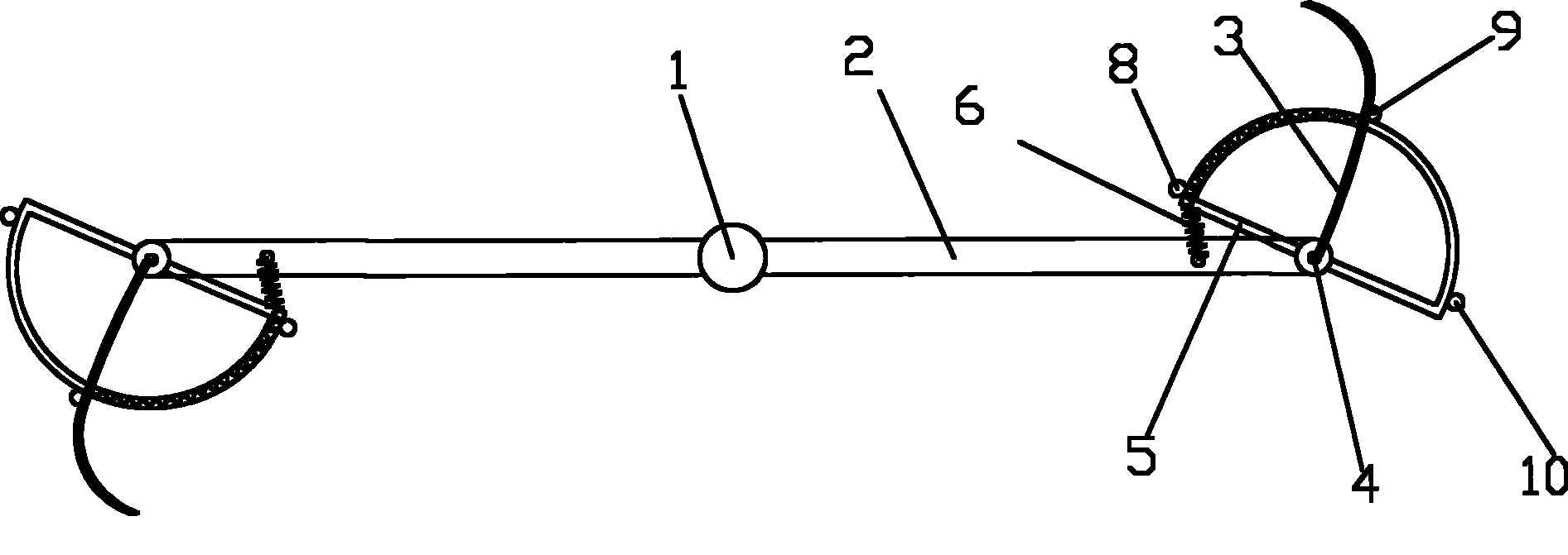 Feather type vertical shaft wind wheel