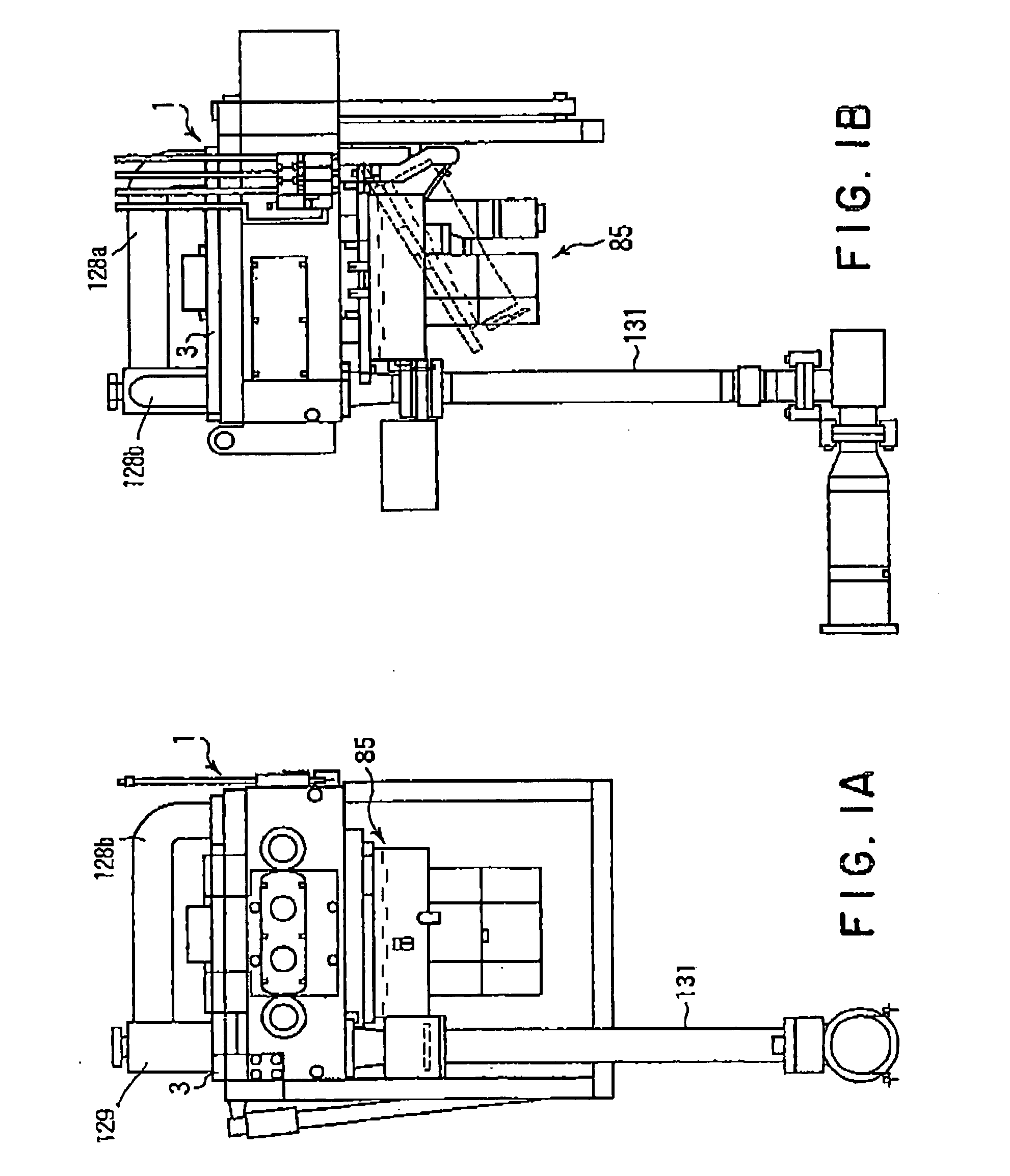 Gas treating device and gas treating method