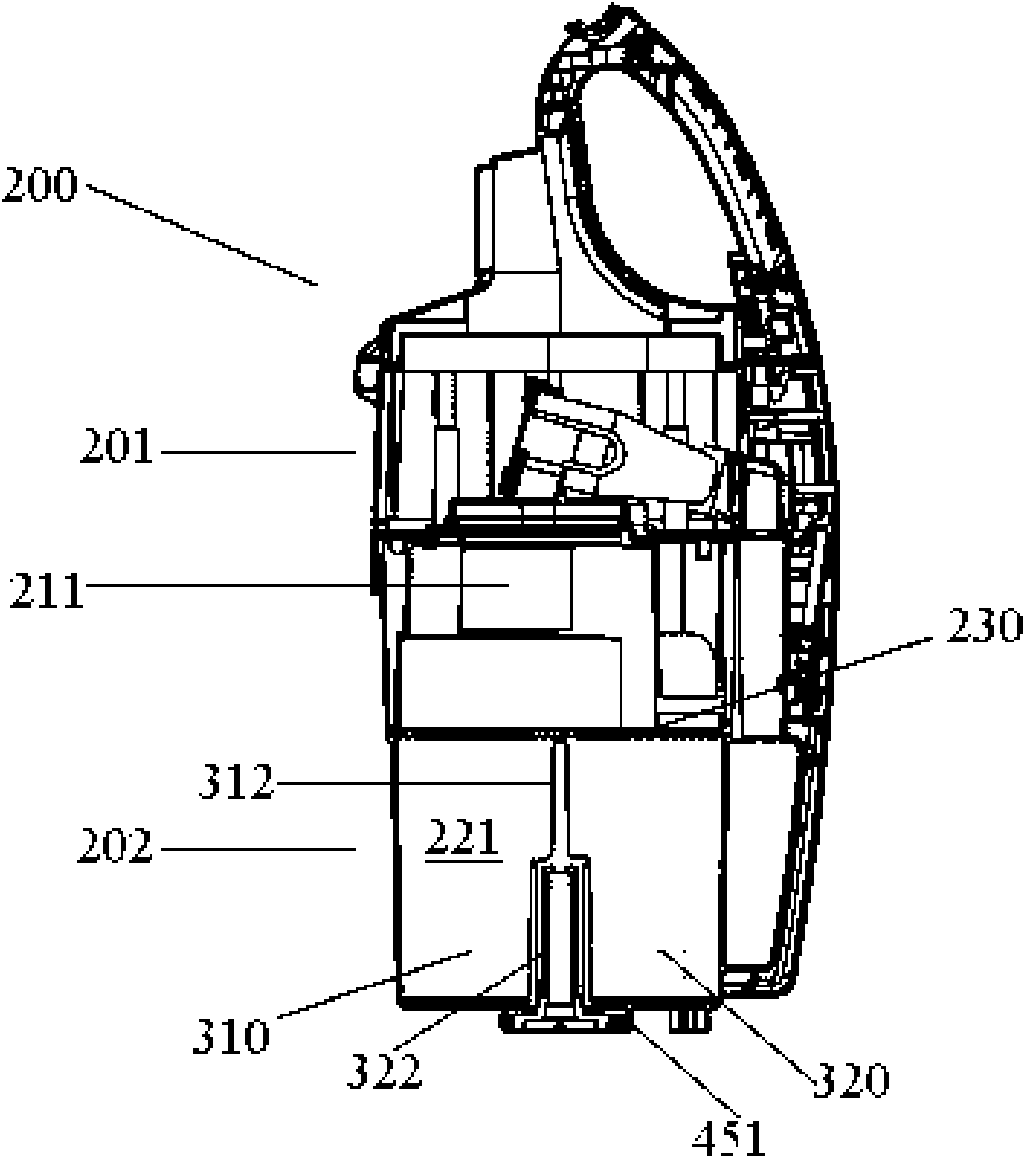 Dust collector with dust compression function