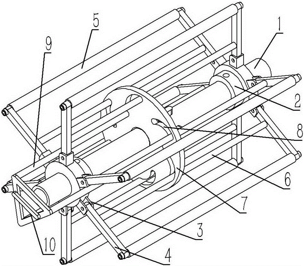 An open and close wire frame of a spinning machine