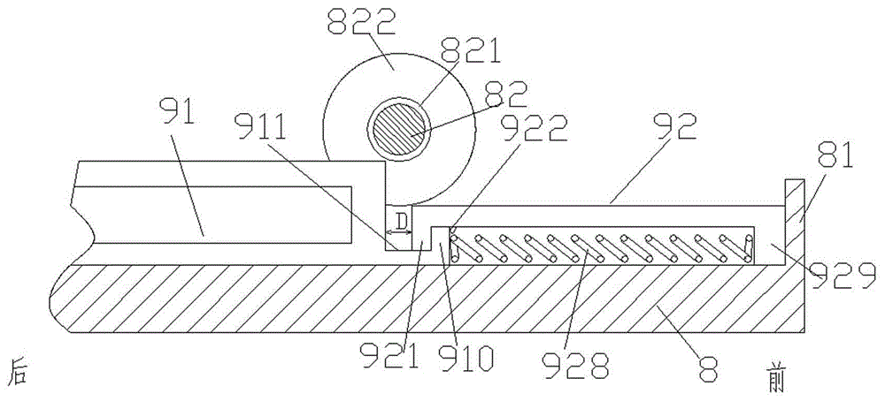 Polishing device applicable to shaft parts of different lengths and using method of polishing device
