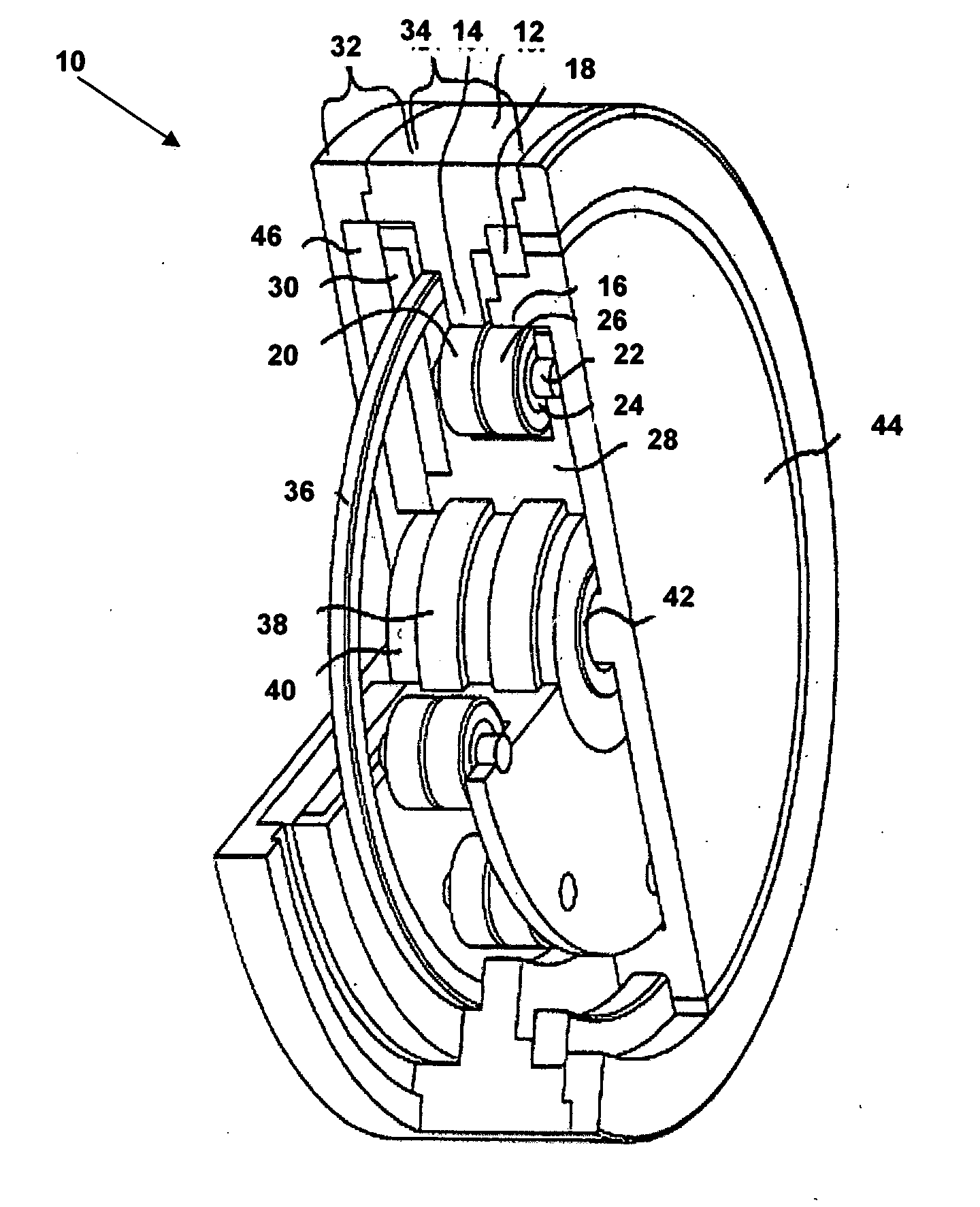 Self-contained rotary actuator