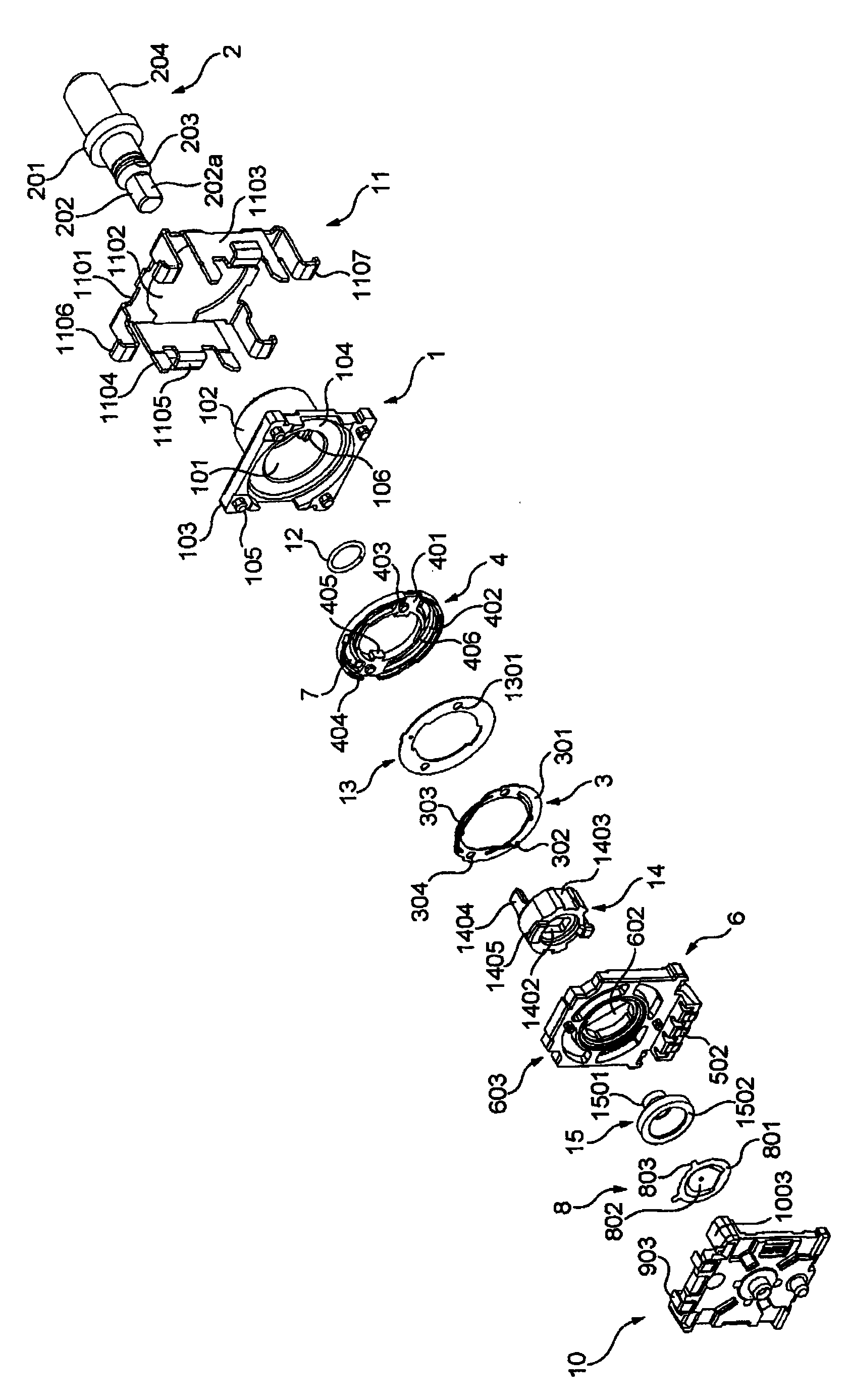 A rotating electric component