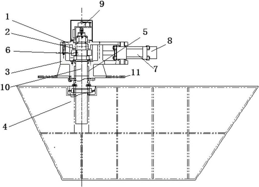Fin stabilizer directly driven by servo motor
