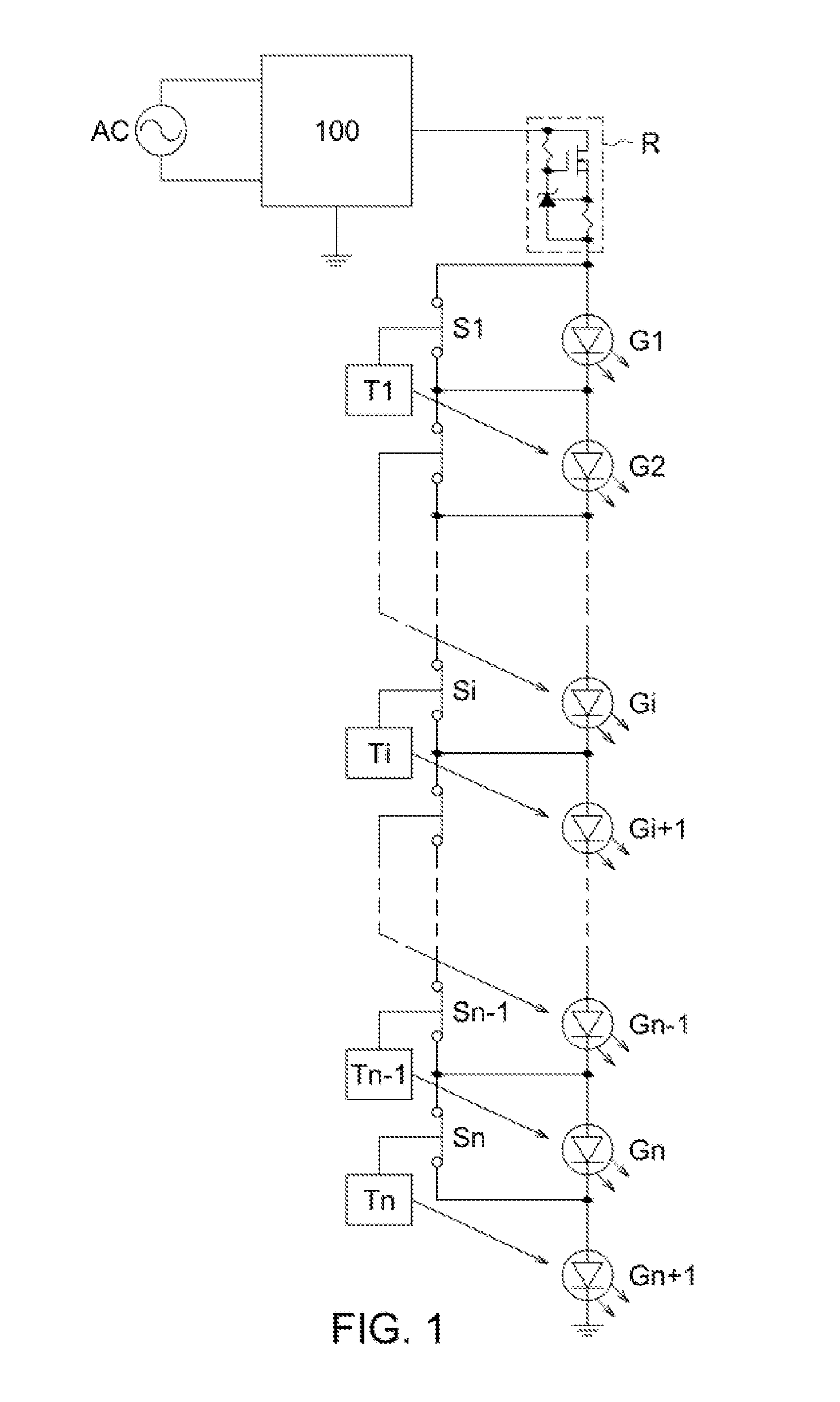 Electronic control gears for LED light engine and application thereof