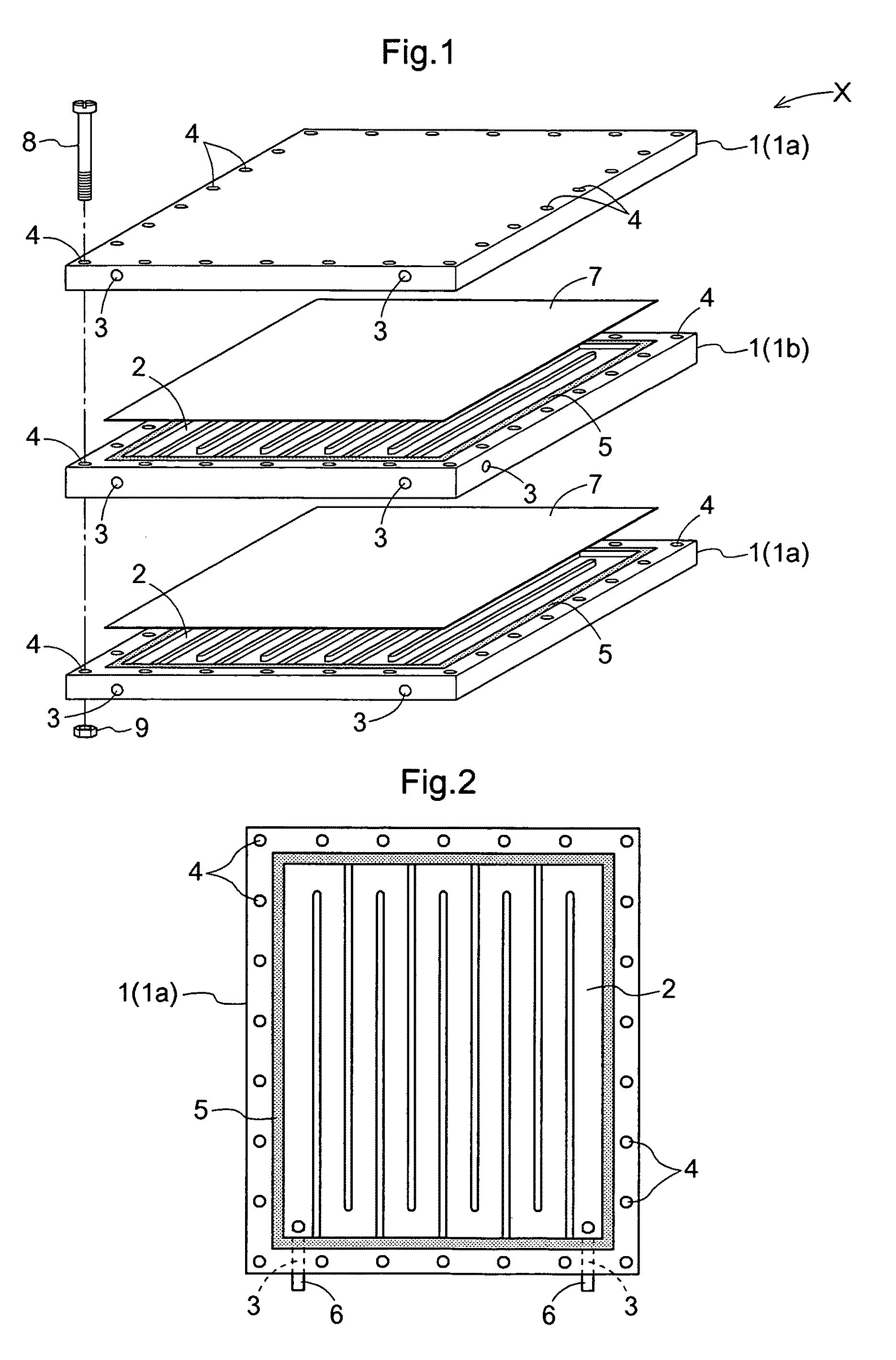 Pore diffusion type flat membrane separating apparatus