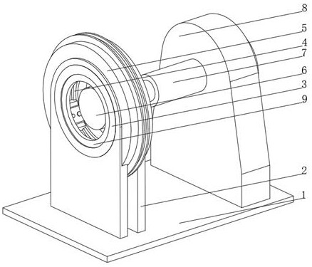 A robot spraying production device