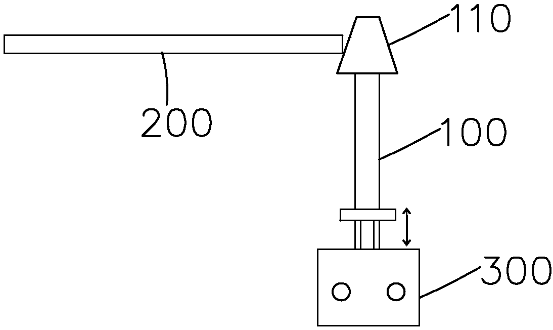 Positioning pin mechanism, substrate conveying device and substrate conveying method