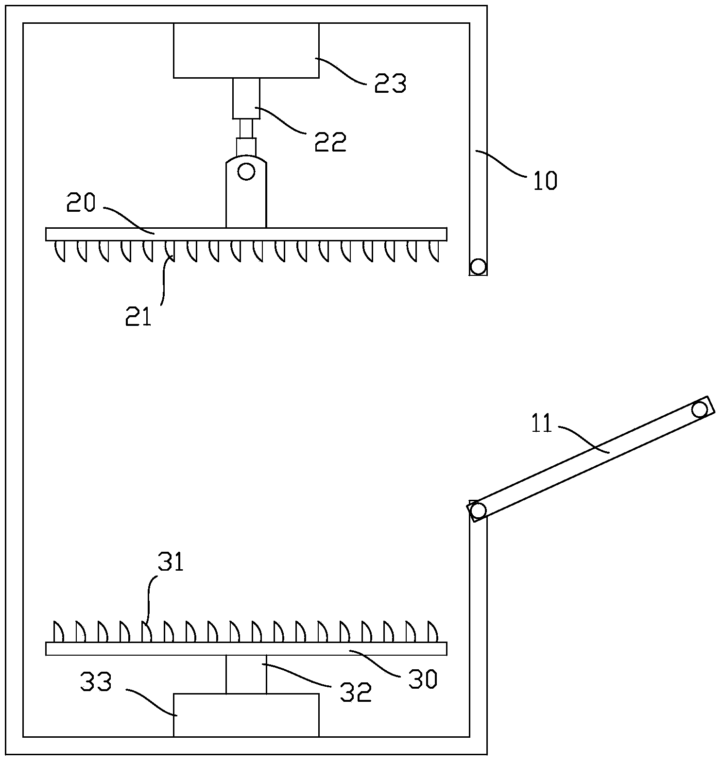 Waste and old mixed plastic recovery and separation device and method