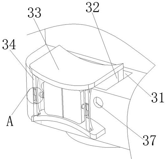 An anti-collision protection device for a medical electron linear accelerator