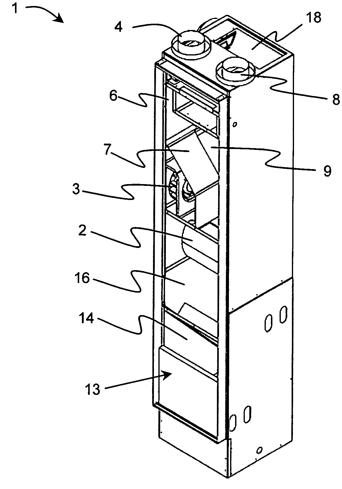 Heat recovery ventilator with defrost