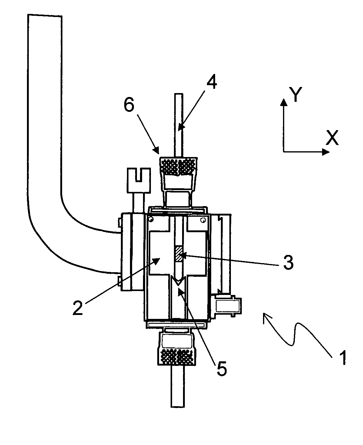 Method for determining the absolute number of electron spins in a sample of extended size