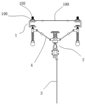 Safety device for building external wall construction