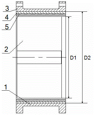 Impeller cover structure of waterjet propulsion device and manufacturing method thereof