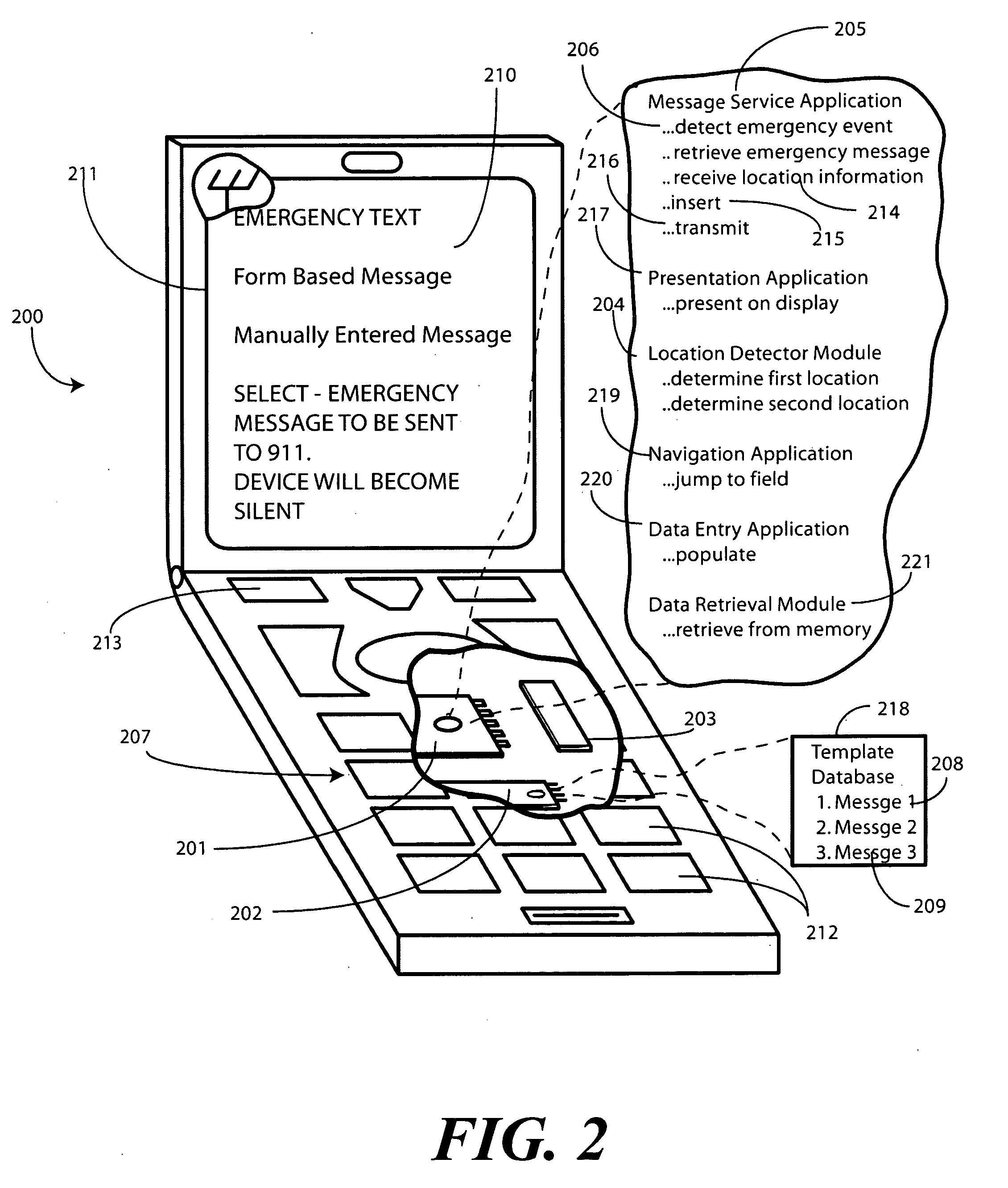 Method and Apparatus for Transmission of Emergency Messages