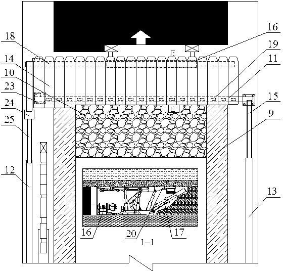 Solid-filling coal mining method with two pre-excavating tunnels for advancing