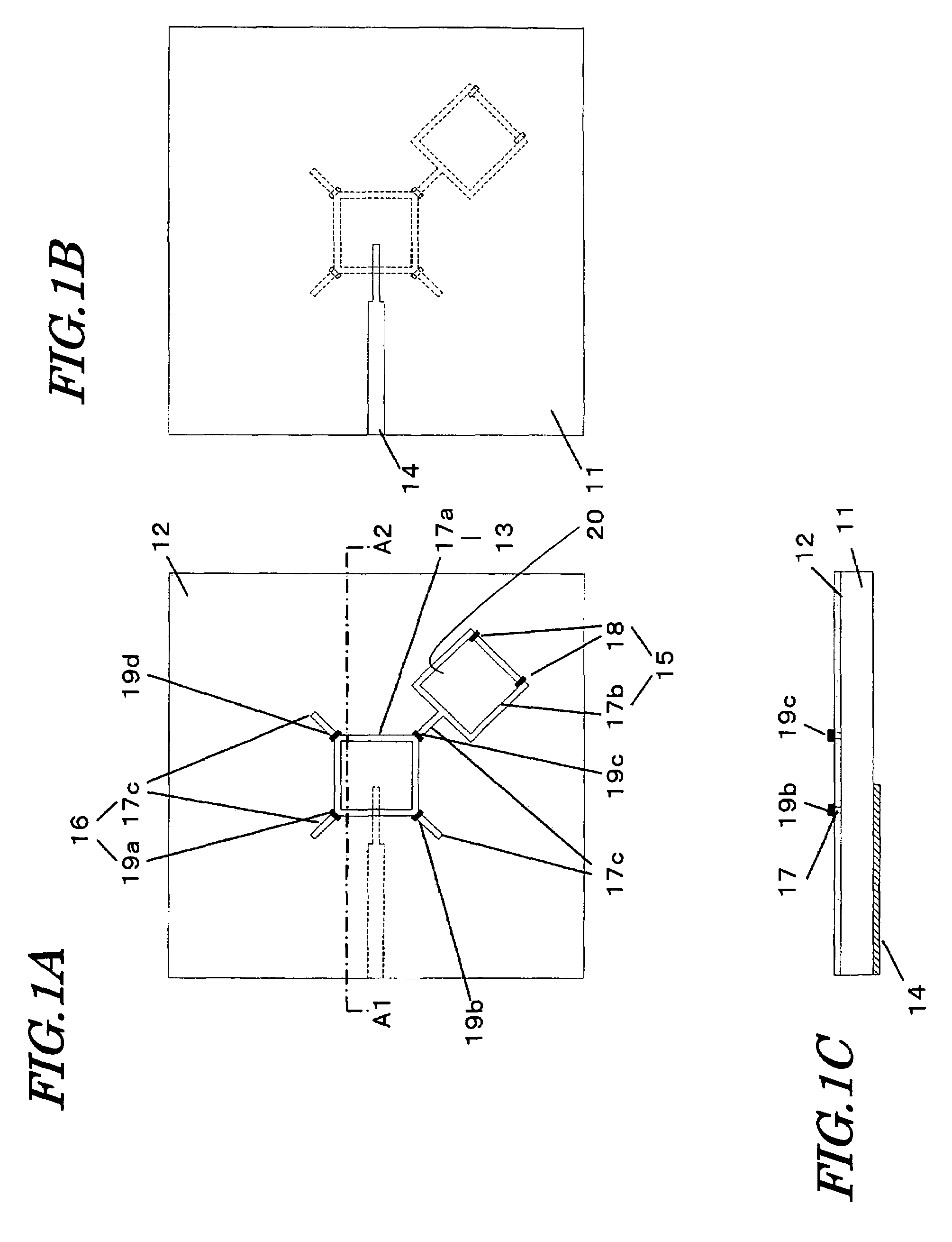 Polarization switching/variable directivity antenna