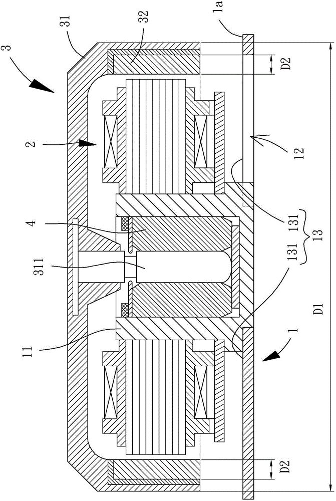 Motor and dissipation fan with the motor