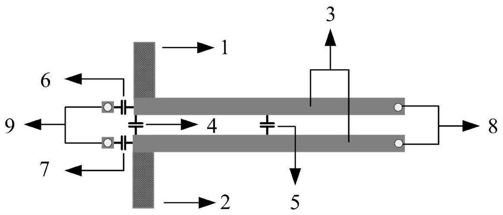 Broadband single-ended microstrip short-line band-pass filter