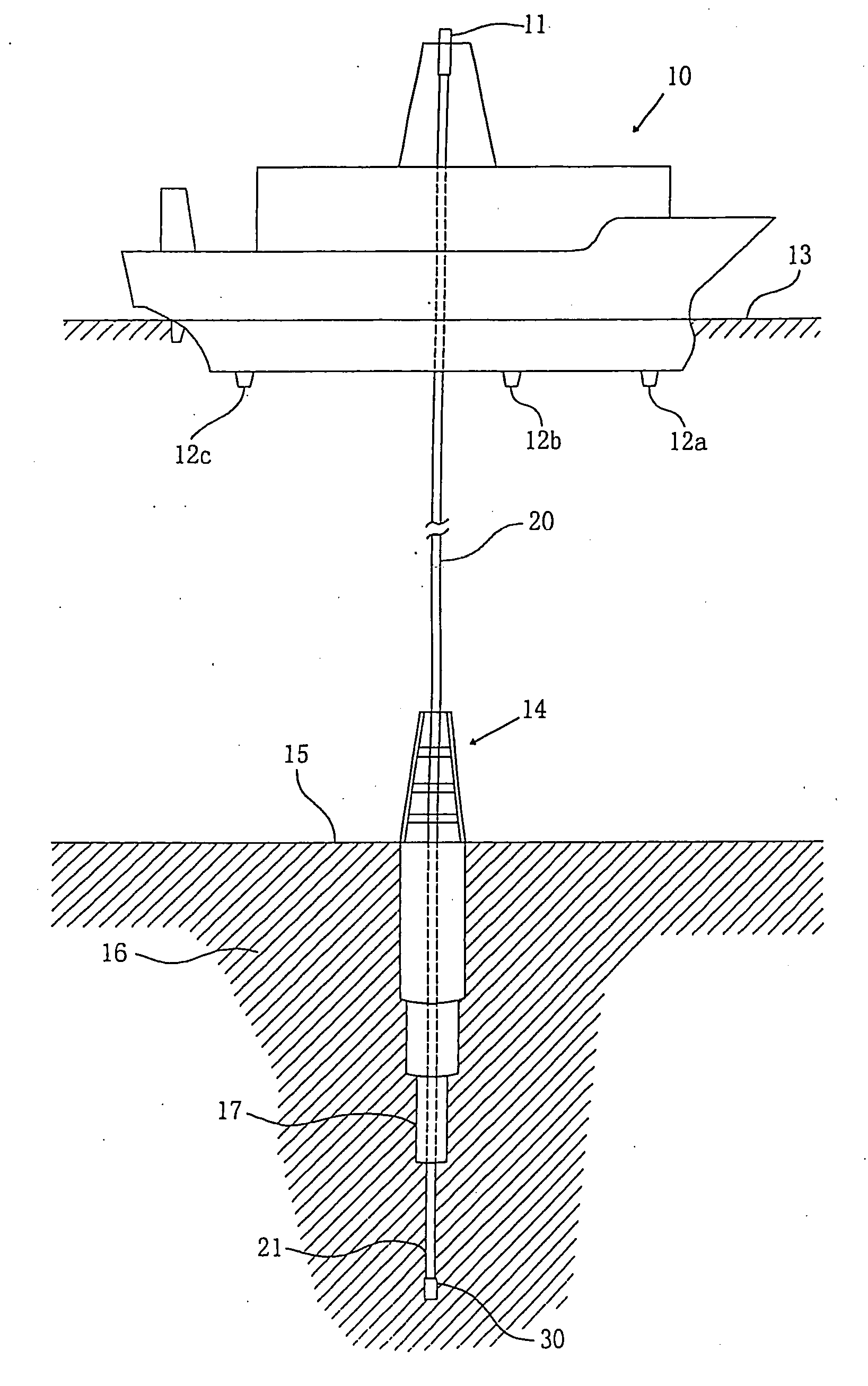 Method of coring a crustal core sample and flow-able coating material for coring a crustal core sample