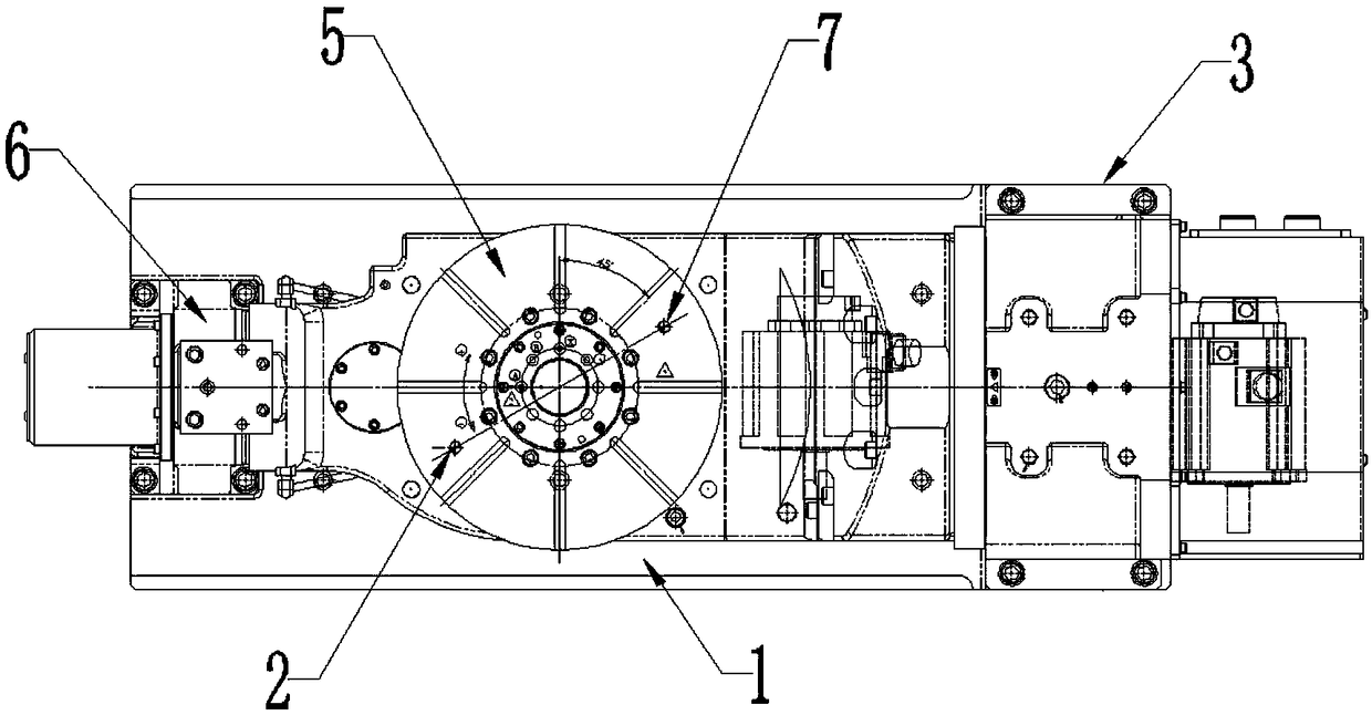 Machining equipment for large-size and multi-angle aluminum alloy die casting piece