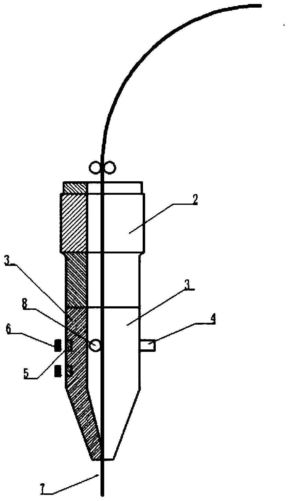 Device, method and 3D printing system for preparing metal powder by ultrasonic vibration atomization