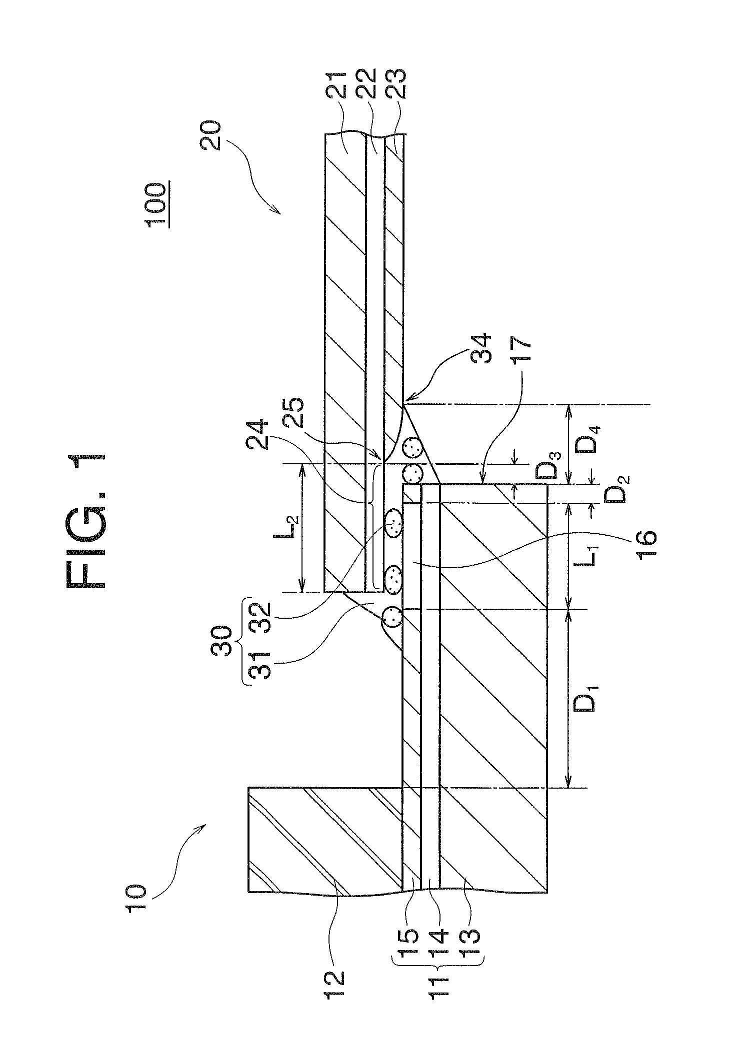 Display device having an anisotropic-conductive adhesive film