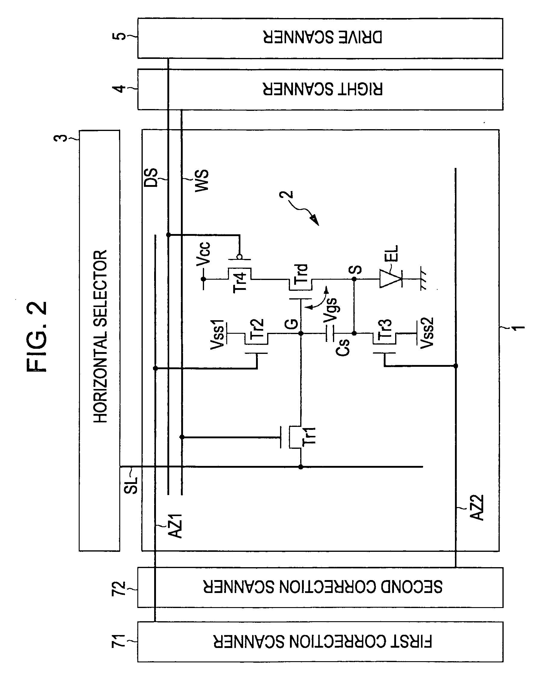 Display apparatus, method of driving a display, and electronic device