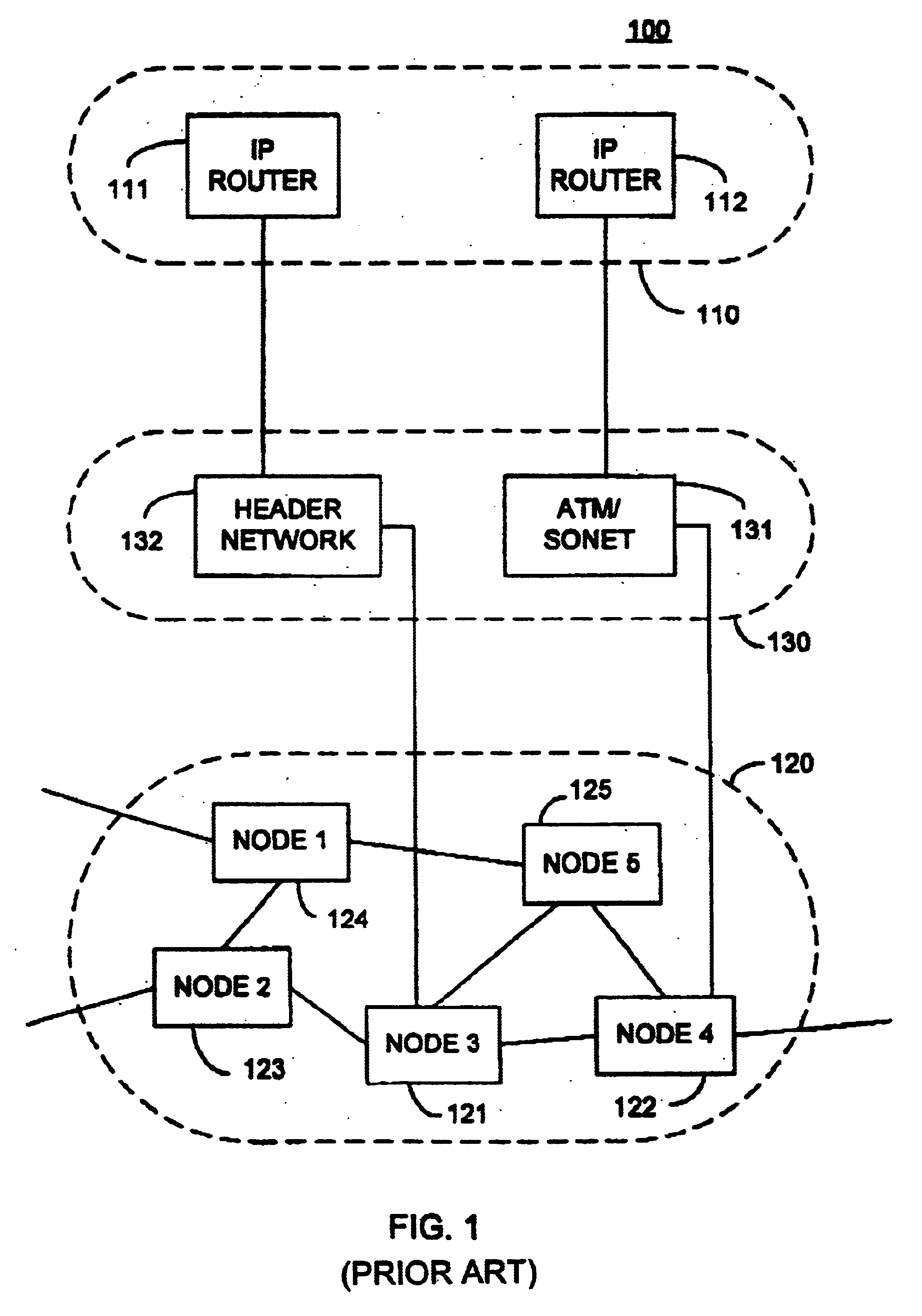 Optical layer multicasting using a single sub-carrier header and a multicast switch with active header insertion