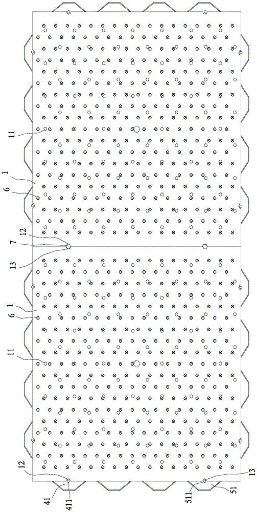 Assembled lawn support mat