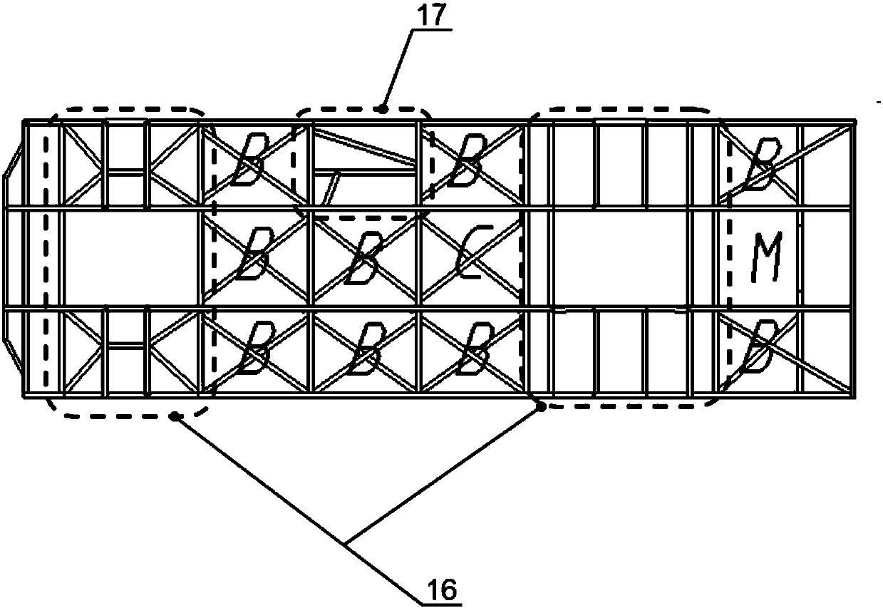 A general-purpose pure electric bus chassis structure