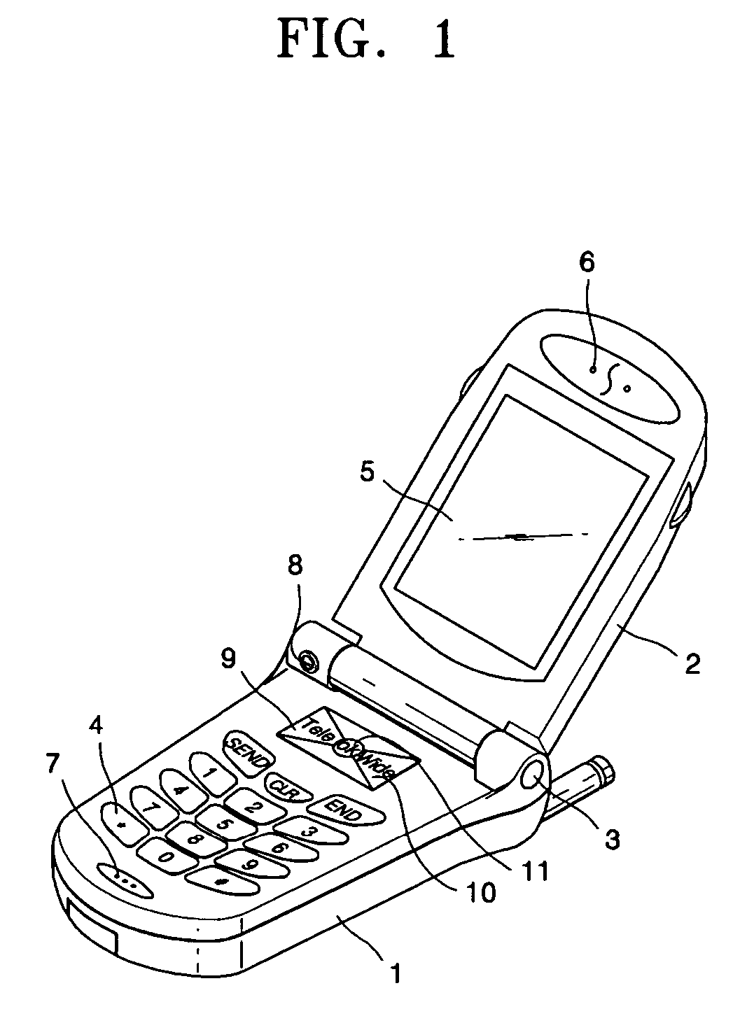 Compact digital zoom camera and cellular phone having the same