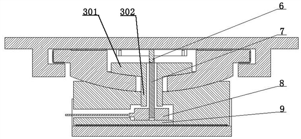 Tension and compression force measuring support