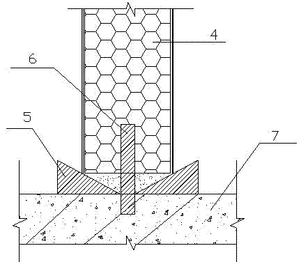 Construction method for assembling light energy-saving composite wallboards on separation wall