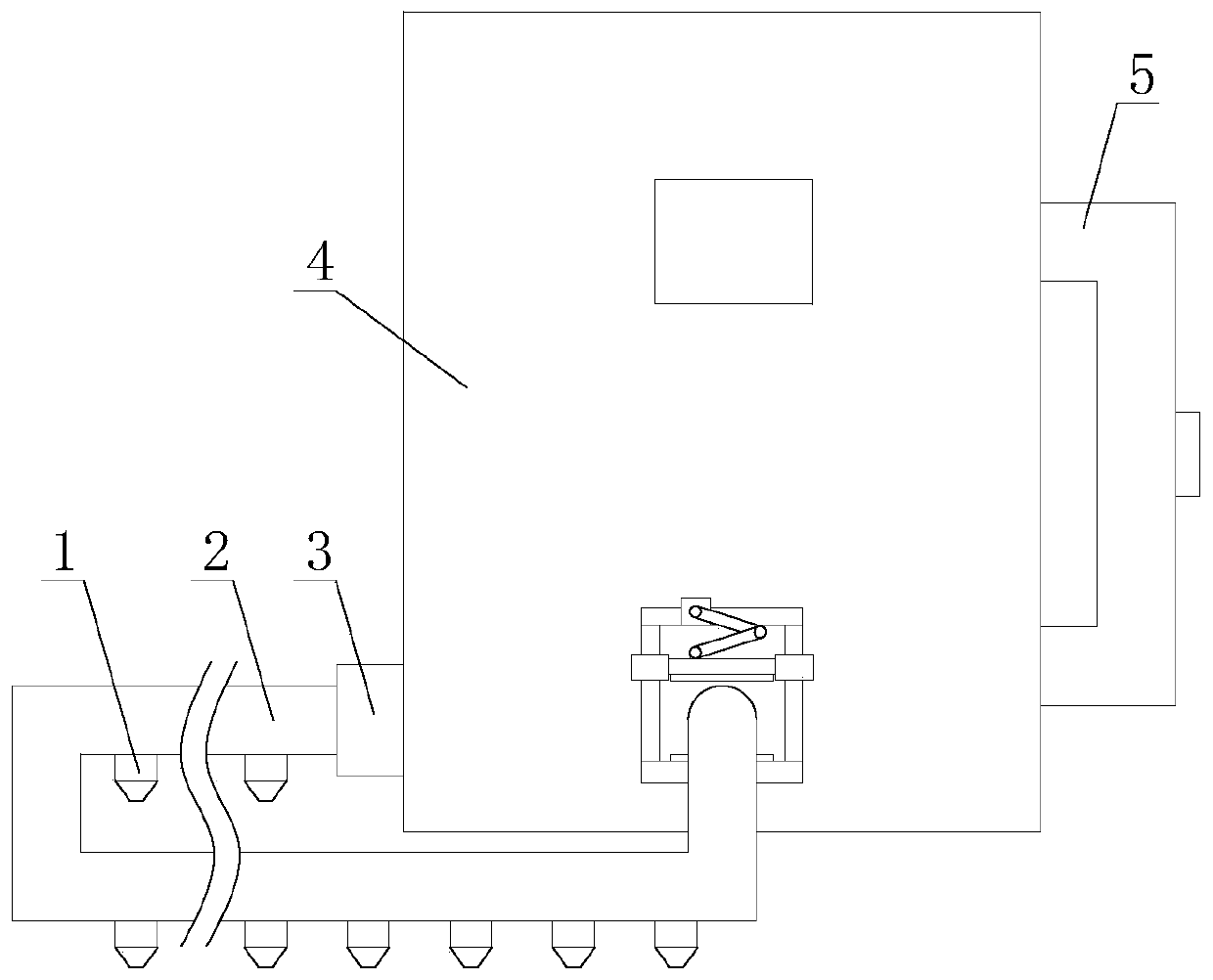 Drip irrigation device with pressure regulating function and capable of uniformly mixing fertilizers