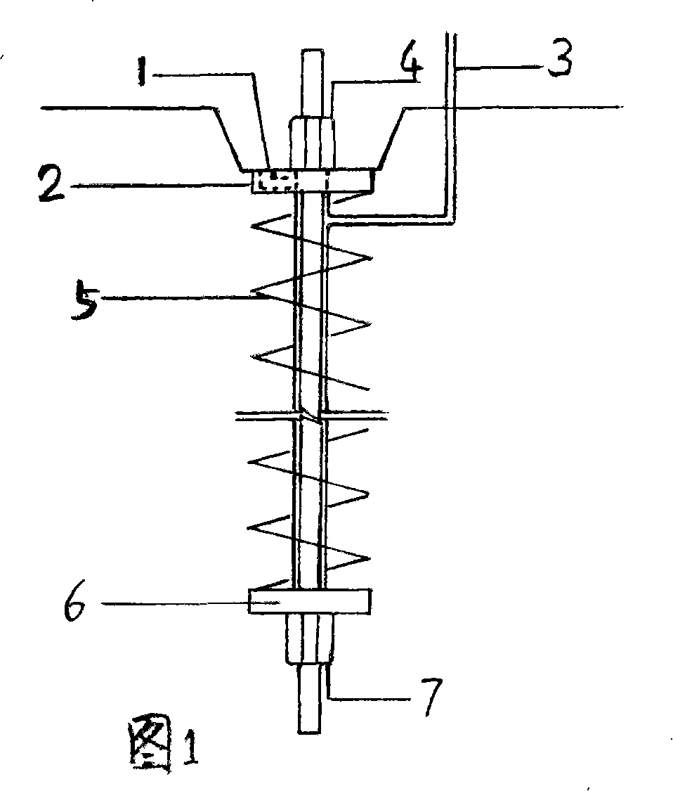 Vertical prestressing force opening mud jacking construction method and construction device