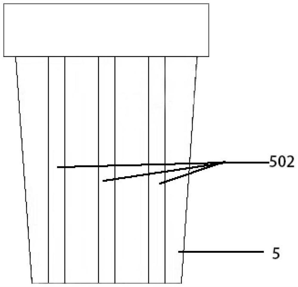 Throat swab sampling device and throat swab sampling system