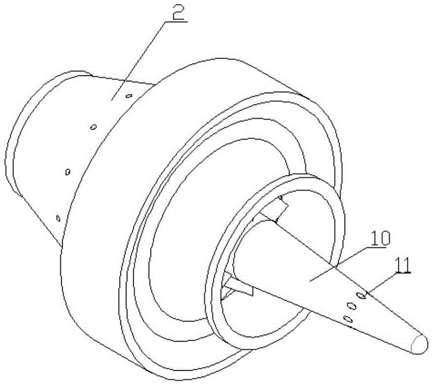 Interstage combustor with integrated diversion and trapped vortex