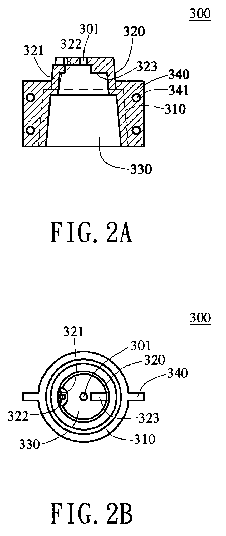 Thin display structure