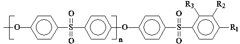 Polyether sulfone resin containing methoxy diphenyl sulfone ether group and its synthesis method and application