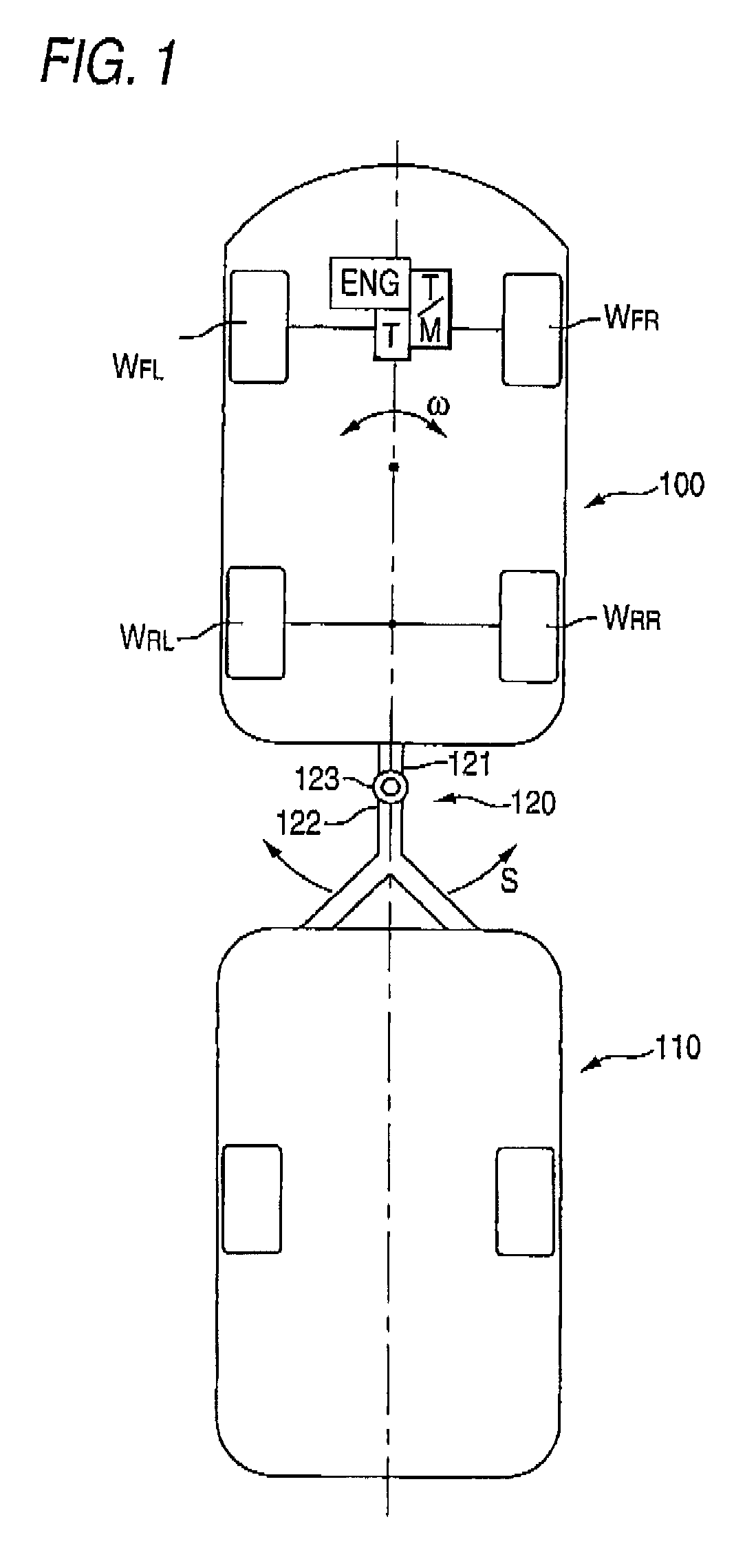 Movement stabilizing apparatus for combination vehicle