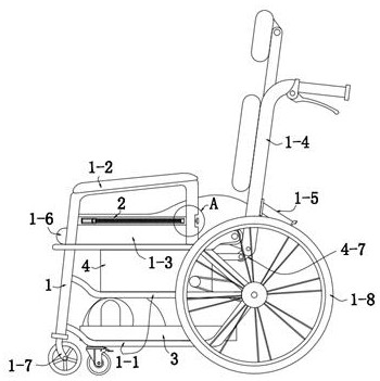 Paralyzed limb joint rehabilitation treatment intelligent component capable of aiming at neurology department