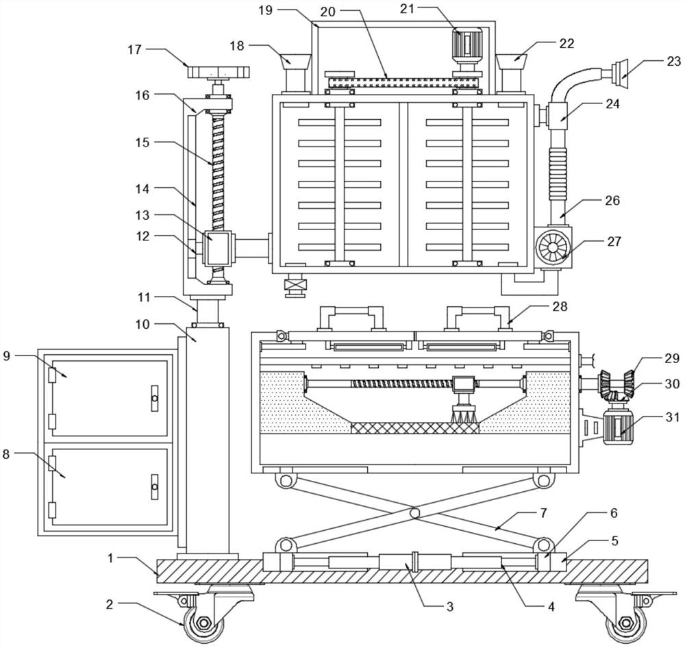 Dressing change nursing device for peripherally inserted central venous catheter