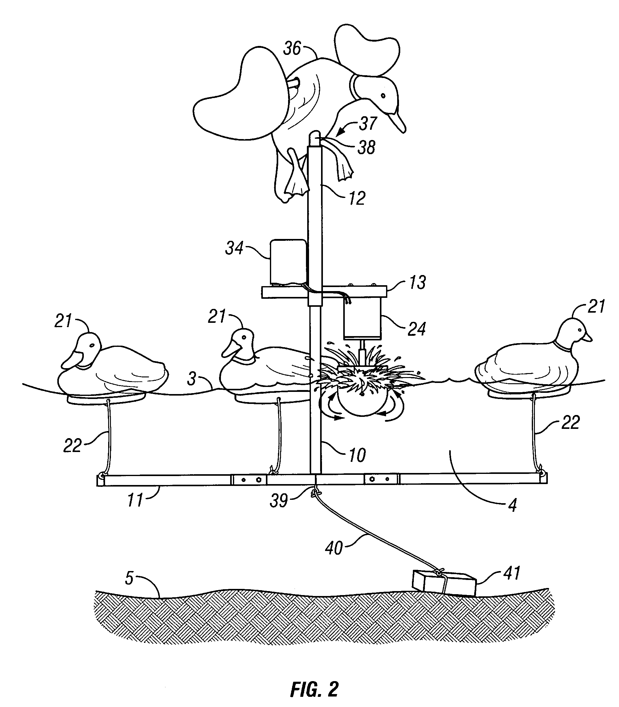 Wild game attraction device and method