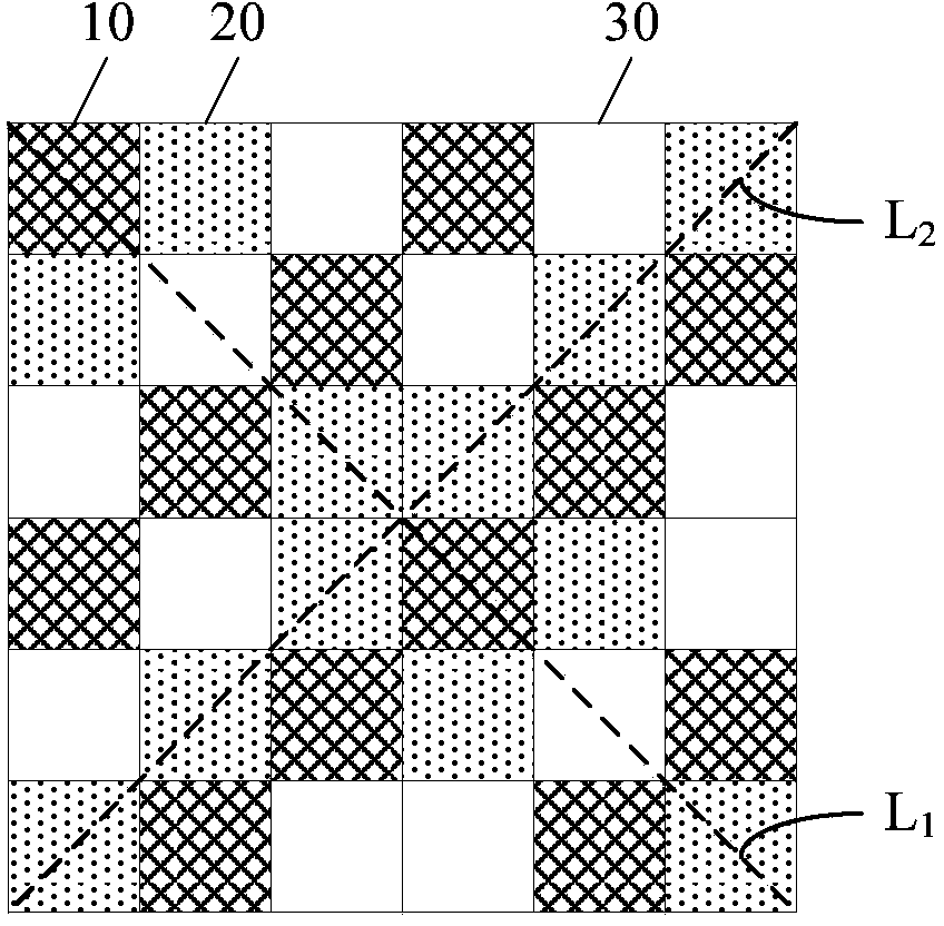 Pixel arrangement structure and display device