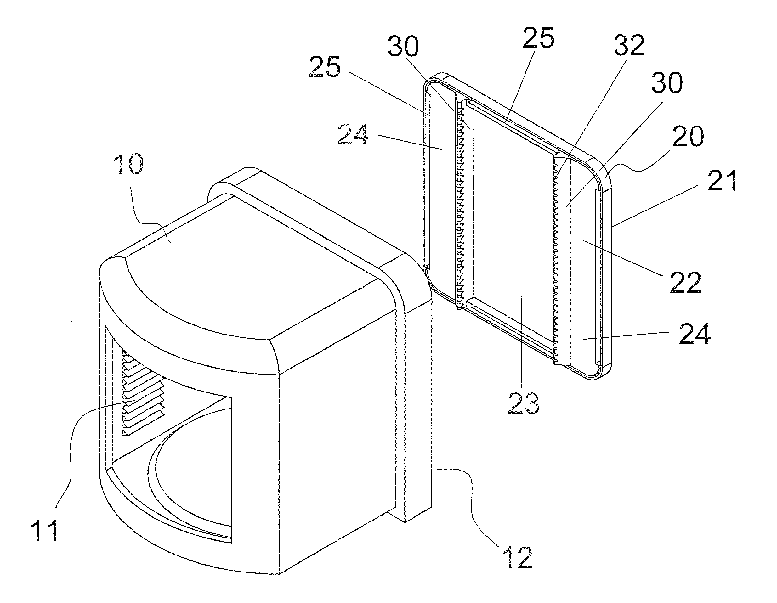 Wafer container